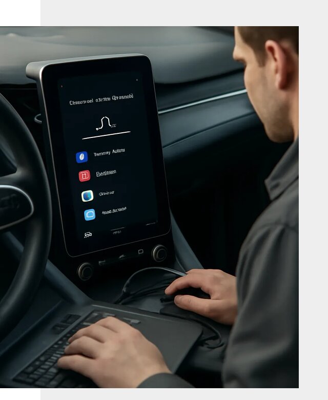 Установка приложений Lynk Co на автомобиль в Кимовске